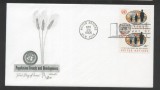 UN New York 1965 World population conference Mi.160 x 2 FDC UN.285