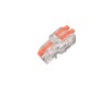 Conector derivatie tip T legatura doza cu 3 poli, portocaliu, 32A 250V 0.2-2.5mm2, CE Contact Electric