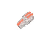 Conector derivatie tip T legatura doza cu 3 poli, portocaliu, 32A 250V 0.2-2.5mm2, CE Contact Electric