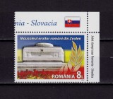 Cumpara ieftin ✅RO 2018 ,LP 2176,&quot;Em.comuna Romania-Slovacia 25 diplomatie &quot;serie colt ,MNH, Nestampilat