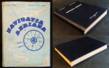 NAVIGATIA AERIANA &ndash; E. Haldiuc Al. V Popescu 591 pag 542 figuri, grafice, tabele 1977 Junimea 29x22cm Cu un EXLIBRIS Cartonata Aviatie aeronautica