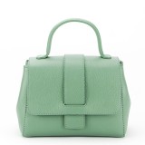 Cumpara ieftin Geanta din piele naturala 1047 123 Verde menta