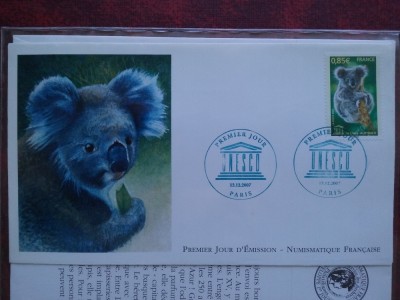 2007-Franta-Y.T.139-U.N.E.S.C.O.-F.D.C.-MNH foto