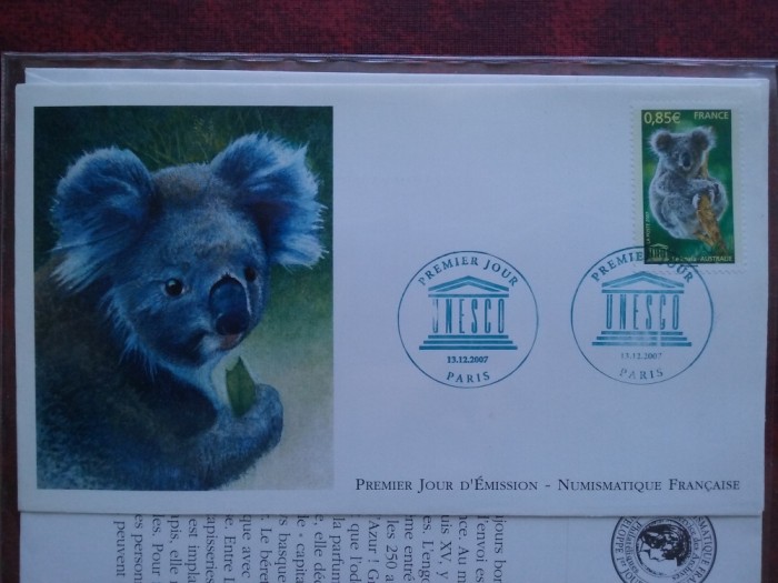 2007-Franta-Y.T.139-U.N.E.S.C.O.-F.D.C.-MNH