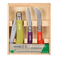 Set 3 cutite de gradinarit, inox - Opinel