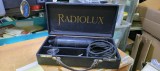 Aparat antic Radiolux VIOLET RAY, generator de radiații de 220v - generator de &icirc;naltă frecvență, dispozitiv medical rar, anii 1950 netestat