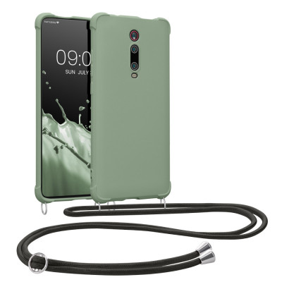 Bumper kwmobile pentru Xiaomi Mi 9T Pro/Redmi K20 Pro, Silicon, Verde, 59625.172 foto