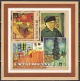 Guineea Bissau 2001 - Picturi de Van Gogh, Colita. MNH