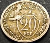 Cumpara ieftin Moneda istorica 20 COPEICI - URSS, anul 1932 * Cod 5313 - monetaria Leningrad, Europa