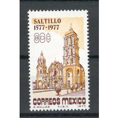 Mexic 1977 MNH - 400 de ani de la fondarea Saltillo (oras), nestampilat