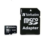 MEMORIE SD CARD VERBATIM 16GB CLASA 10 ADAPTOR INCLUS