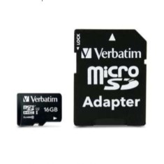 MEMORIE SD CARD VERBATIM 16GB CLASA 10 ADAPTOR INCLUS