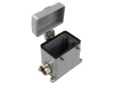 Conector HDC H-A 32 SDRL-BO M25 ZW, box mount base