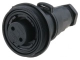 Mufă Circulară Mamă 2 Pin Filet Exterior PX0737/S