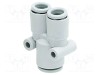Teu mufabil SMC - 1&divide;10bar polipropilenă - 5&divide;60&deg;C