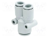 Teu reducţie SMC mufabil 1&divide;10bar polipropilenă &Oslash;ieş 10mm