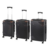 TraveLux Urban XXI set valize cu role negru