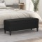 vidaXL Bancă, negru, 100x35x41 cm, piele ecologică 349415