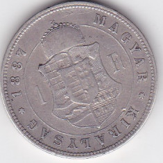 UNGARIA 1 Forint 1887