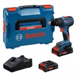 Bosch EXSB18V-90 Masina de gaurit 18V, 65Nm + 2 acumulatori EXBA18V-80 + inc?rc?tor rapid GAL 12V + L-BOXX - 4053423619171