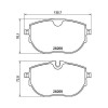 Placute frana Vw California T6 Camper (Sgc Sgg Shc) 04.15-, Multivan T6 (Sgf Sgm Sgn Shm Shn) 04.15-, Transporter T6 / Caravelle T6 Bus (Sgb Sgj Shb, BREMBO