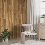 Panouri de perete aspect lemn, maro, 4,12 m&sup2;, PVC GartenMobel Dekor, vidaXL