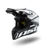 Casca motocross/atv copii Asix 127, culoare negru/alb, marime YL, 55-56cm Cod Produs: MX_NEW ASIX127-933