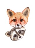 Cumpara ieftin Sticker decorativ Animalute, Multicolor, 74 cm, 5942ST, Oem