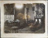 Cumpara ieftin 1918 foto Bucuresti, interior casa str Dr. Bacaloglu nr 2 colt cu Italiana nr 32