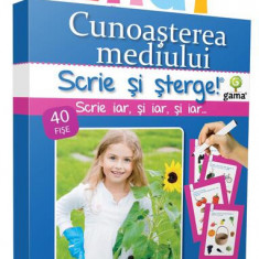 Cunoaşterea mediului. Scrie și șterge! Inițiat (5-6 ani) - Paperback - *** - Gama