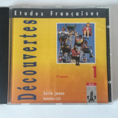 * CD curs limba franceza Etudes Françaises - Découvertes 1: Etudes Francaises