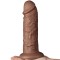 Chubby - Vibrator realist, maro, 27 cm