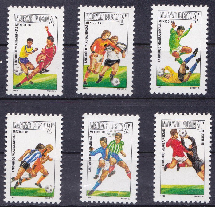 TSV % - 1986 MICHEL 3814-3819 UNGARIA, MNH/** LUX