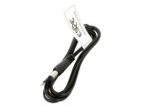 Cablu ESPE 2x0,52mm&sup2; DC 5,5x2,5mm mufă drept 1,5m KW251-000-213-0150 negru