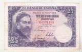 bnk bn Spania 25 pesetas 1954