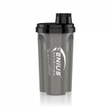Shaker negru/gri, 500ml, Genius Nutrition