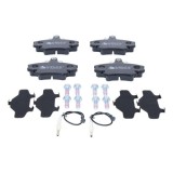 Set placute frana Ate 13046028342, parte montare : Punte fata