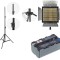 Kit lumina continua Lampa Yongnuo YN600L II+ 2x Acumulatori Dste NP F+ incarcator+ stativ