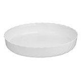 Tavă de copt ovală, Opal, Alb, 26 cm, CMCLASS