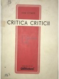 Ion Vitner - Critica criticii