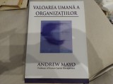 Valoarea umană a organizațiilor. Andrew Mayo