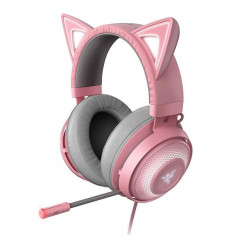 Casti cu microfon razer kraken kitty ed. quartz usb 7.1 surround sound drivers: 40 mm foto