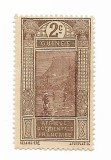 Guineea Franceza - Peisaj - Fort la Kitim, 1913-1916 - 2 C, neobliterat