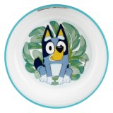Bol Copii, Bluey, 15cm, Bleu, Plastic, Bază Antiderapantă, Oem