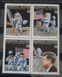 Insulele Marshall 1994 spatiu, cosmos, astronauți, John F. Kennedy serie nestampilata