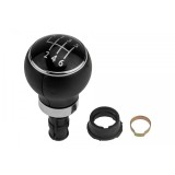 Maner schimbator viteze Vw Golf 5 2003-, Golf 6 2008-, Golf Plus 2005-, Jetta 2006-, 6 trepte, Capac Negru, Piele, GZB-VW-028