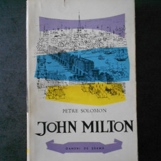 PETRE SOLOMON - JOHN MILTON