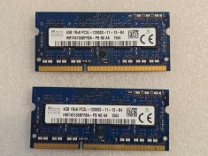 Kit memorie RAM laptop SK Hynix 8G(2 X 4GB) DDR3 1600Mhz 1.35V low voltage