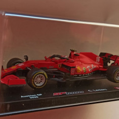 Macheta Ferrari SF1000 Leclerc cu pilot Formula 1 2020 - Bburago 1/43 F1