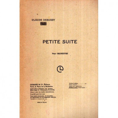 - Petite suite pour Orchestre par Claude Debussy - 120039 foto